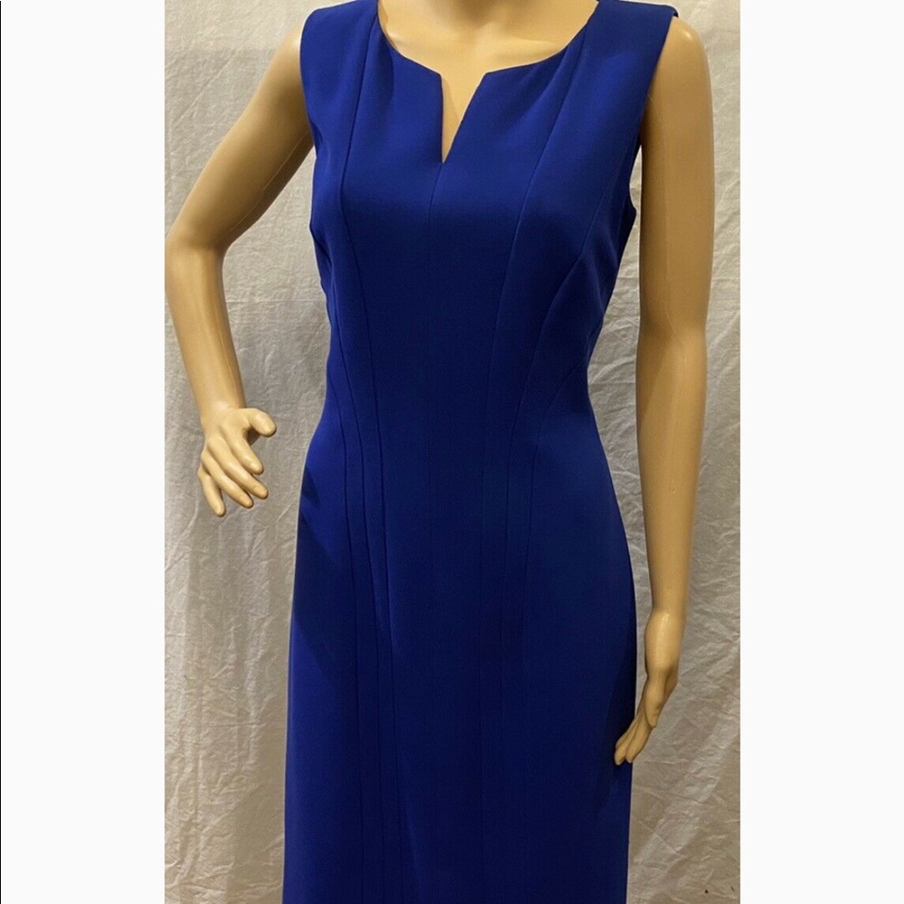 BOSS By Hugo Boss Daladi Royal Blue Sheath Dress Size 2